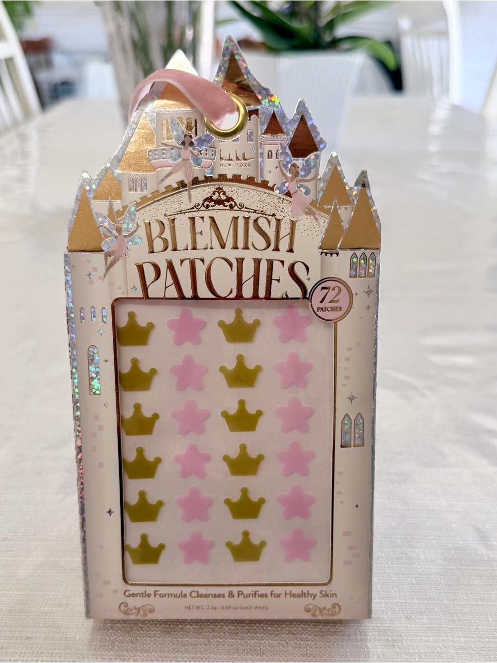 Nicole Miller Blemish Patches - Pink Stars & Gold Crowns (72 pcs)
